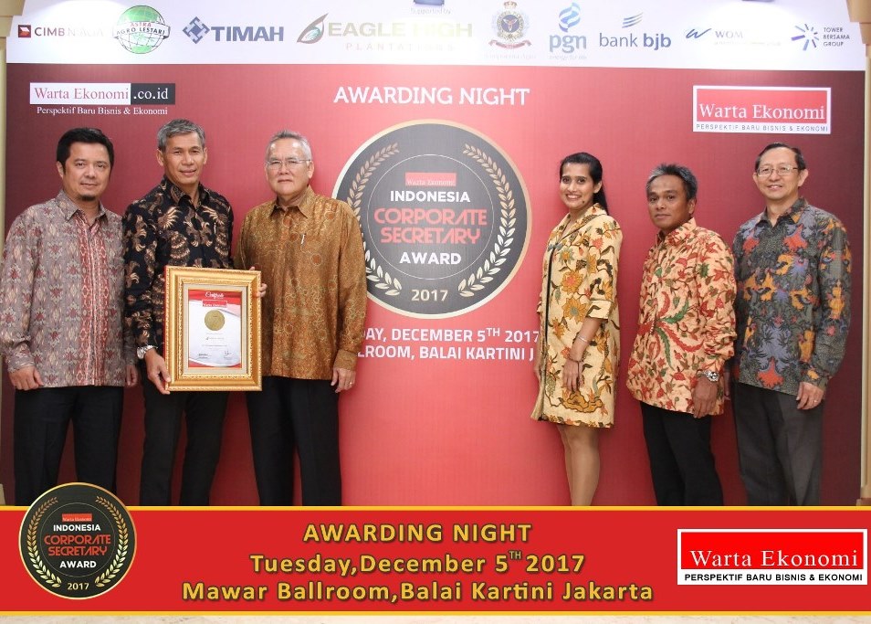 1205 PT Eagle High Plantations Tbk Raih Corporate Secretary Award 2017